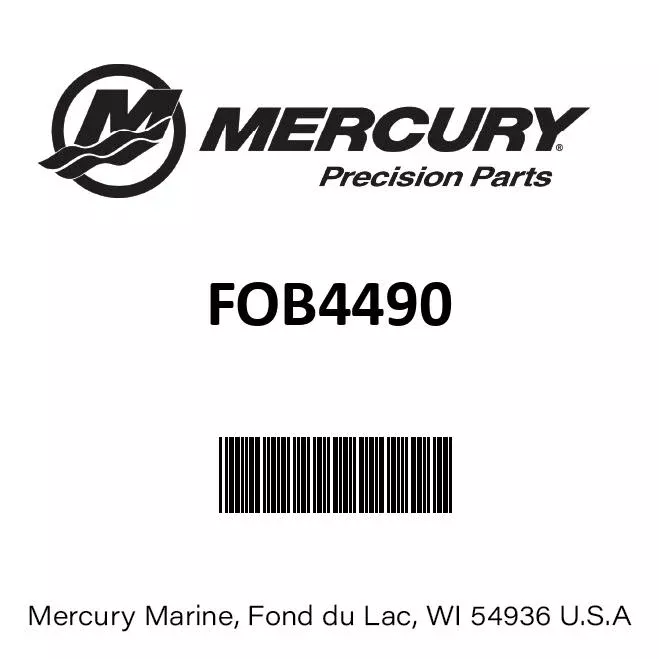 Mercury - Parts book - FOB4490