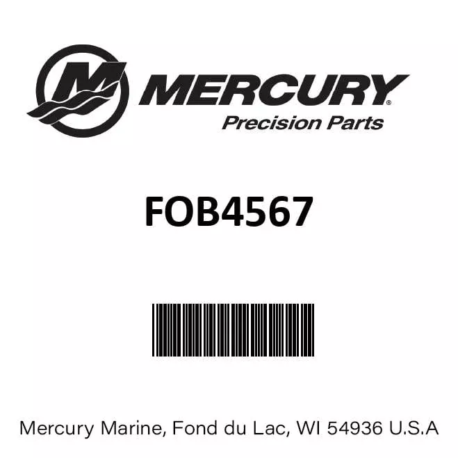 Mercury - Service manual - FOB4567