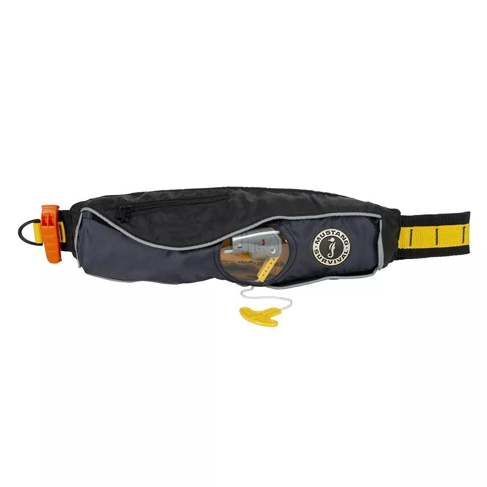 Mustang Fluid 2.0 Inflatable Belt Pack - Black/Grey - Manual [MD4016-8