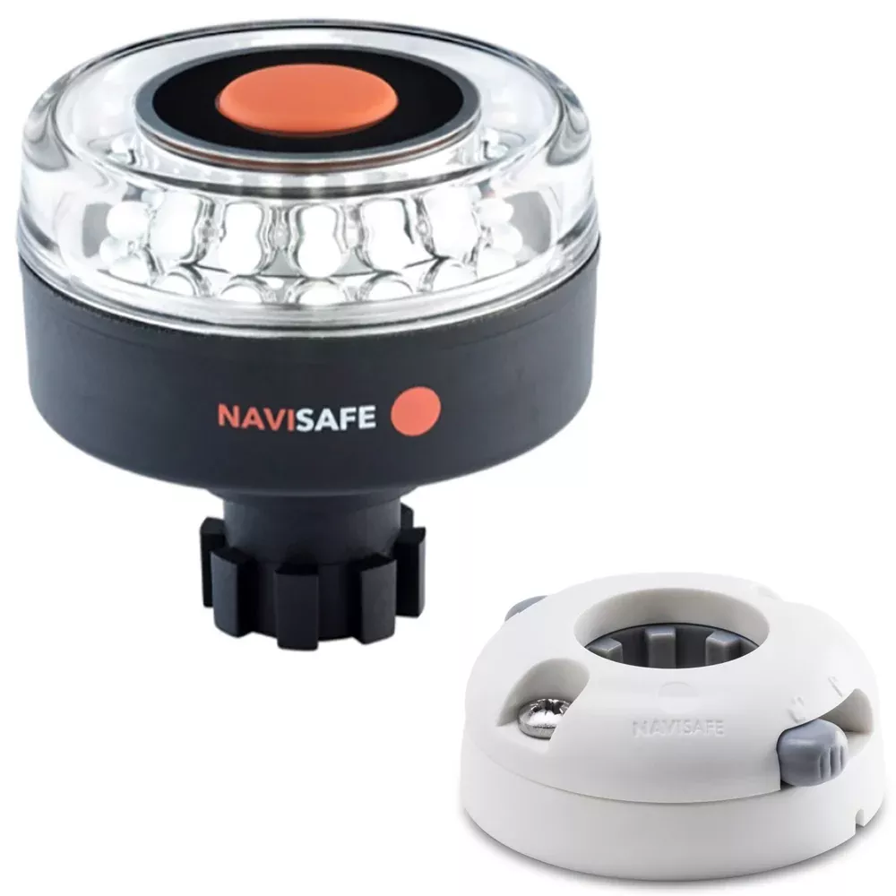 Navisafe Navilight 360 2NM w/Navibolt Base Horizontal Mount - White [0