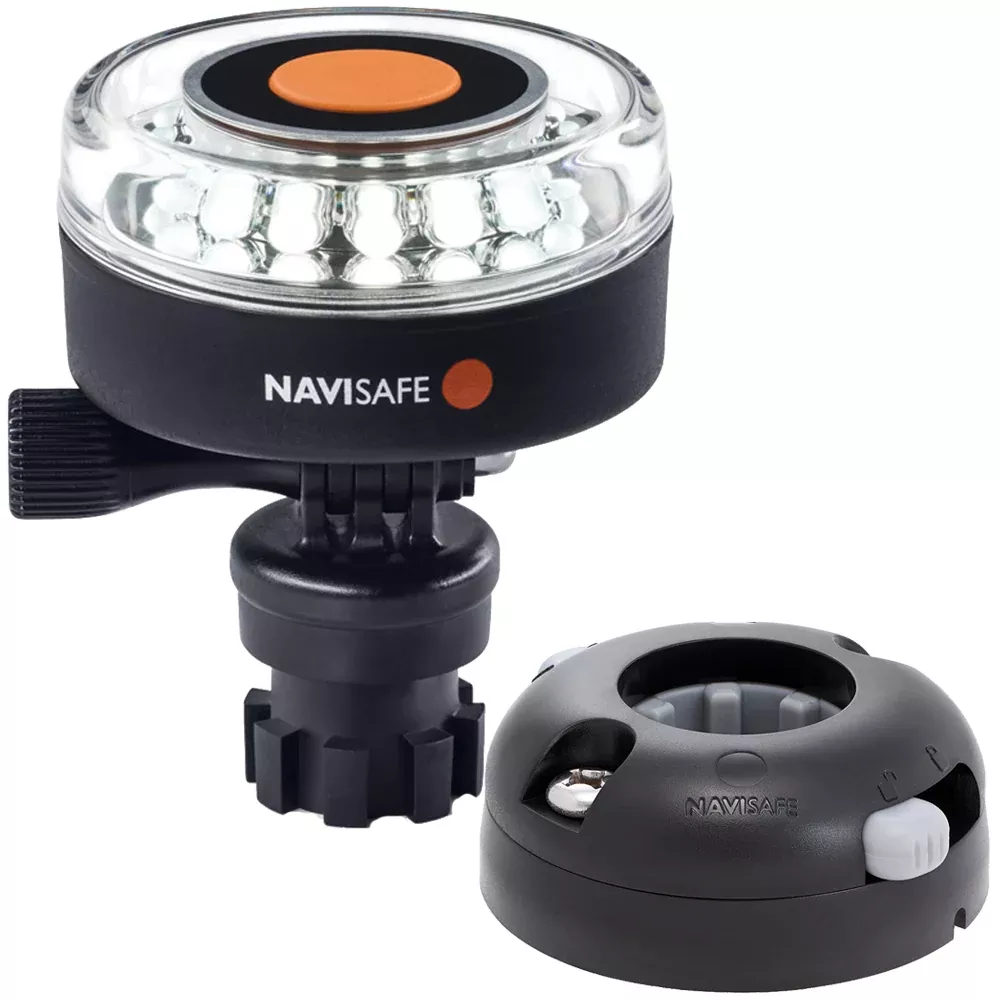 Navisafe Navilight 360 2NM White w/Navimount Base Horizontal Mount - B