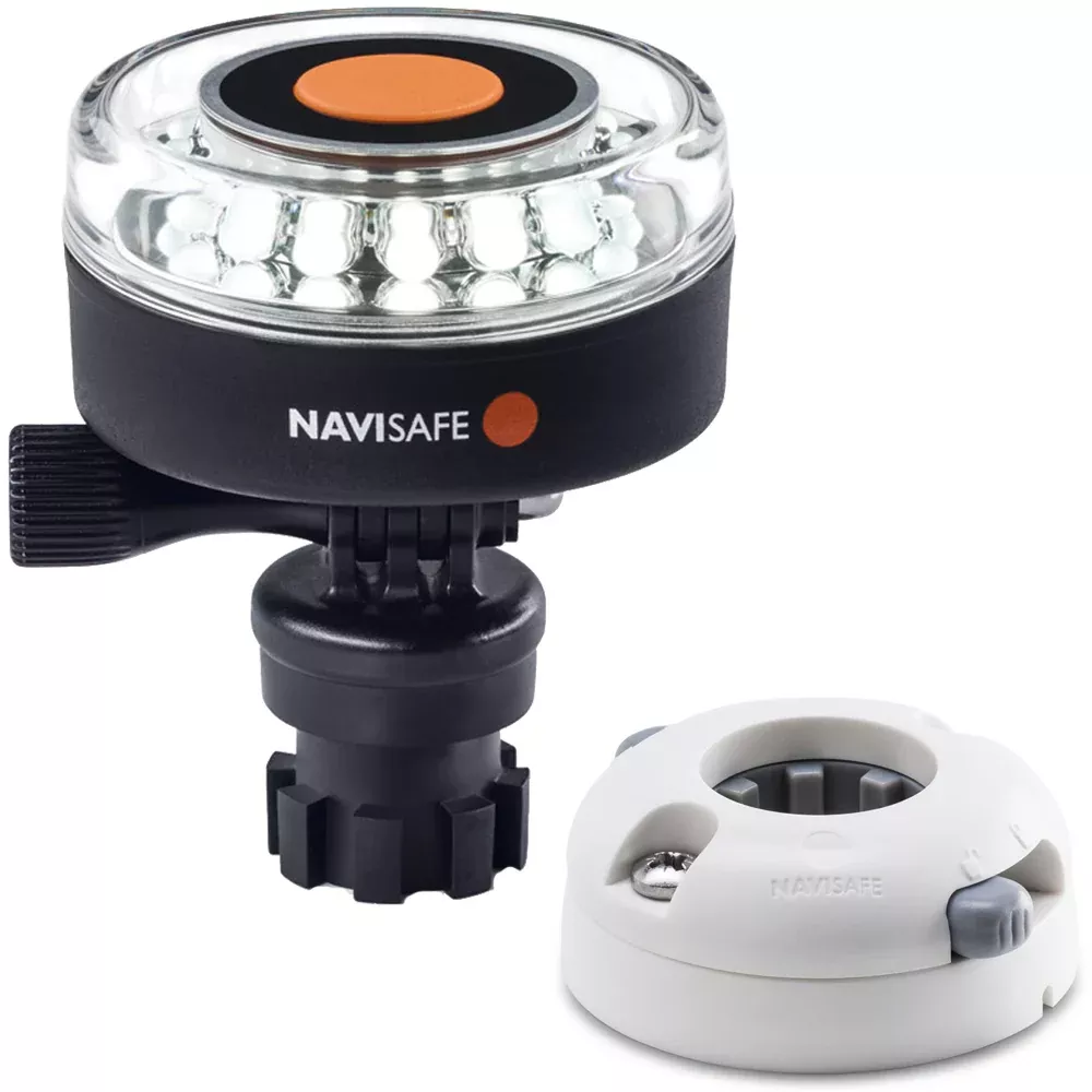 Navisafe Navilight 360 2NM White w/Navimount Base Horizontal Mount - W