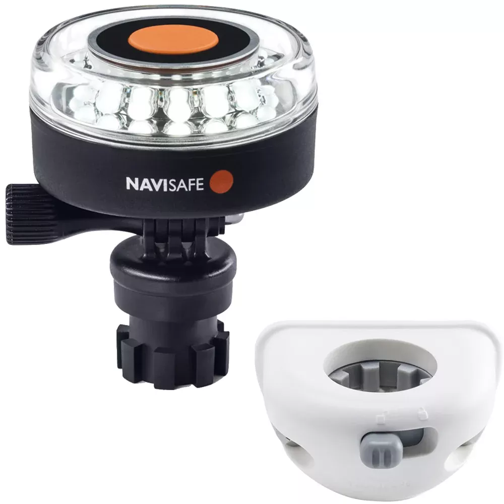 Navisafe Navilight 360 2NM White w/Navimount Base Vertical Mount - Whi