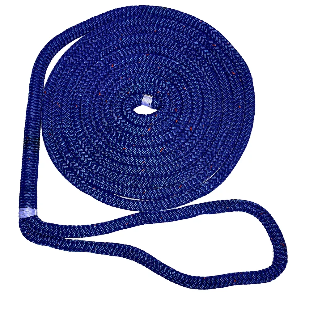 New England Ropes 5/8" Double Braid Dock Line - Blue w/Tracer - 15 [C5