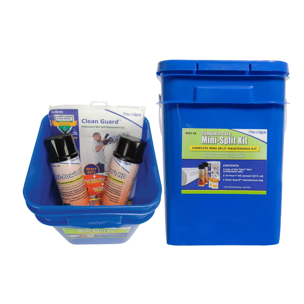 Nu-Calgon 4151-18 Complete Care Mini-Split Kit