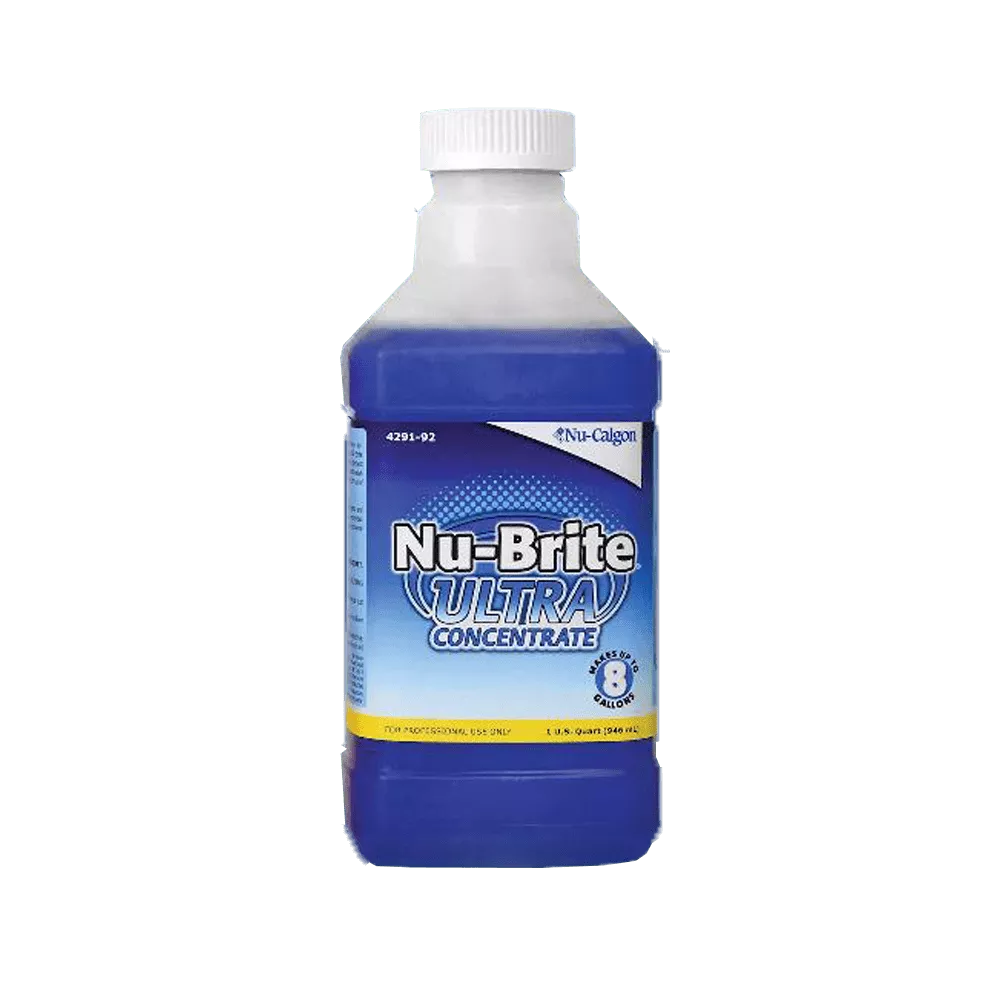 Nu-Calgon 4291-92 Nu-Brite Ultra Concentrate (Single) 1 Quart Bottle