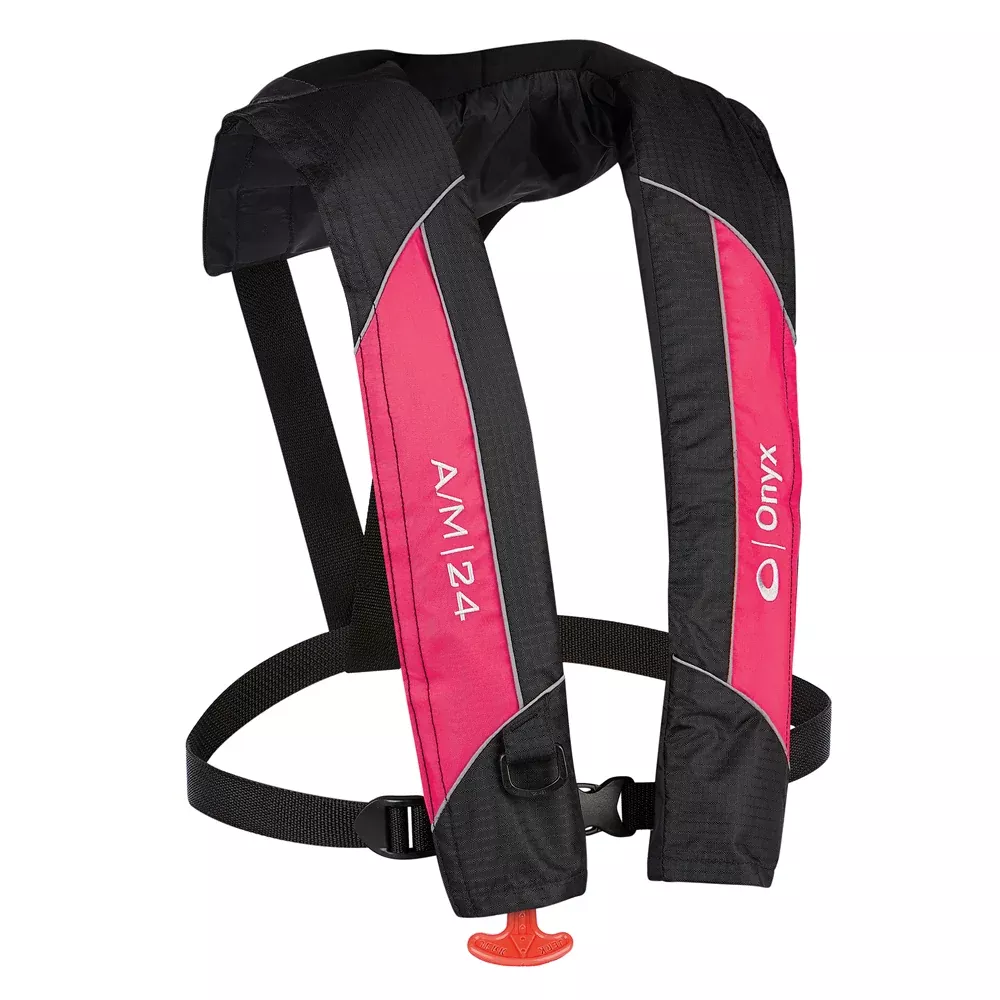 Onyx A/M-24 Automatic/Manual Inflatable PFD Life Jacket - Pink [132000