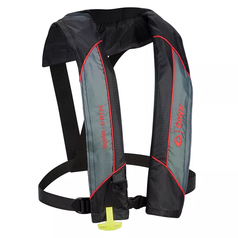 Onyx M24 Essential Manual Inflatable Life Jacket Red Adult Universal 13120010000423