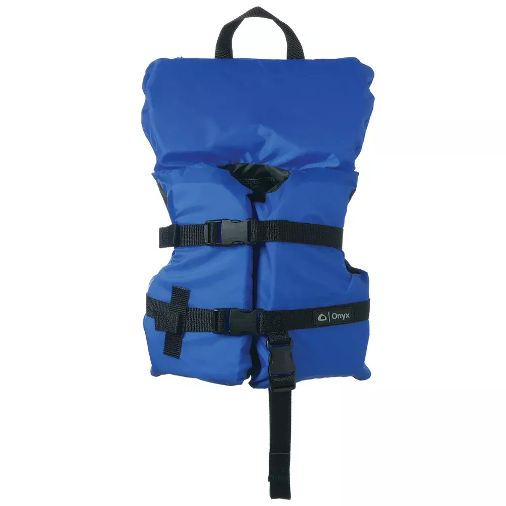 Onyx Nylon General Purpose Life Jacket - Infant/Child Under 50lbs - Bl