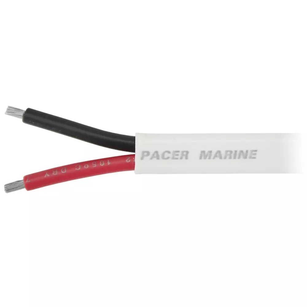 Pacer 14/2 AWG Duplex Cable - Flat Cable - Red/Black - 500' [W14/2DC-5