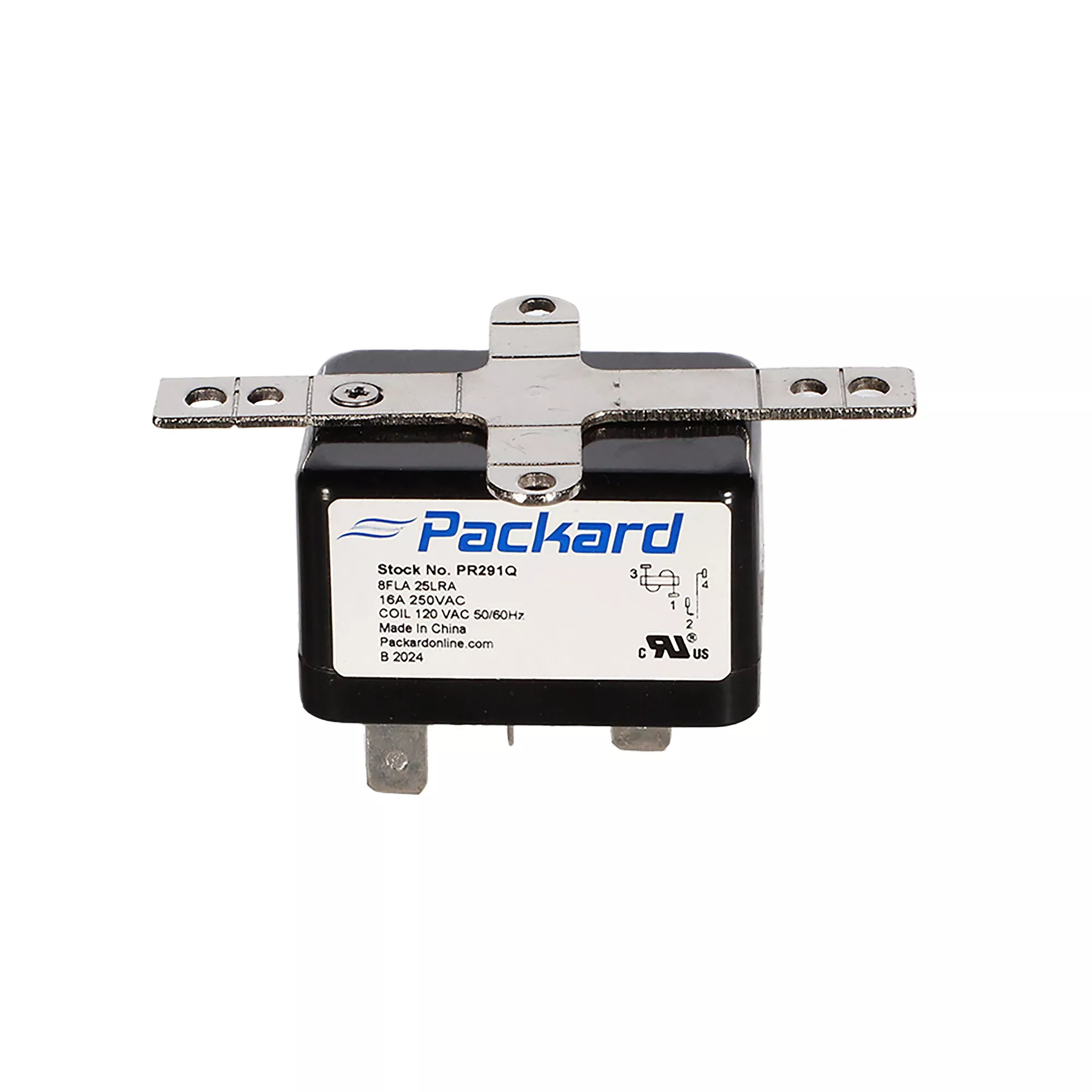 Packard PR291Q SPST 16A 120V Fan Relay