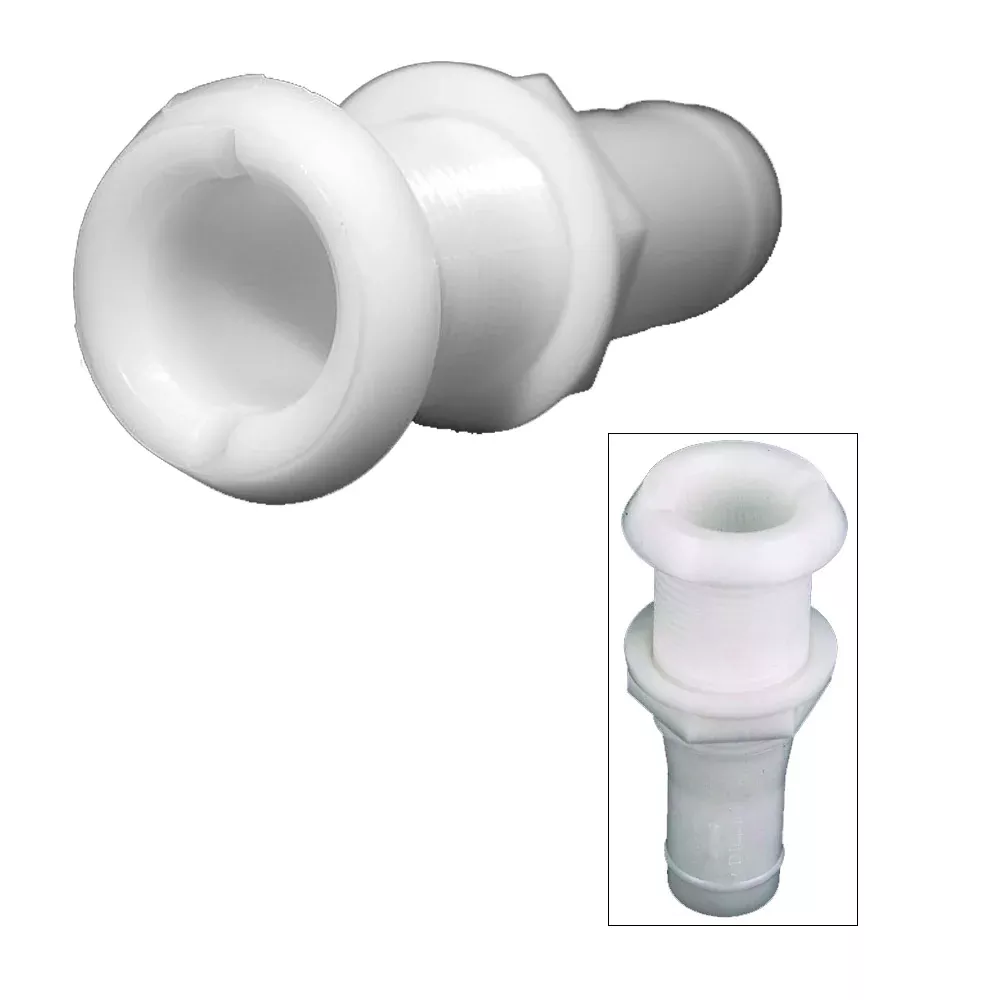 Perko 1-1/8" Thru-Hull Fitting f/Hose Narrow Flange - Plastic [0301DP6