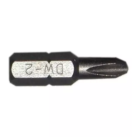 Ph2 X 1 Reduced Phillips Bit - 1/4 X 6 #2 Drywall & Trim Power Screwdriver Bits
