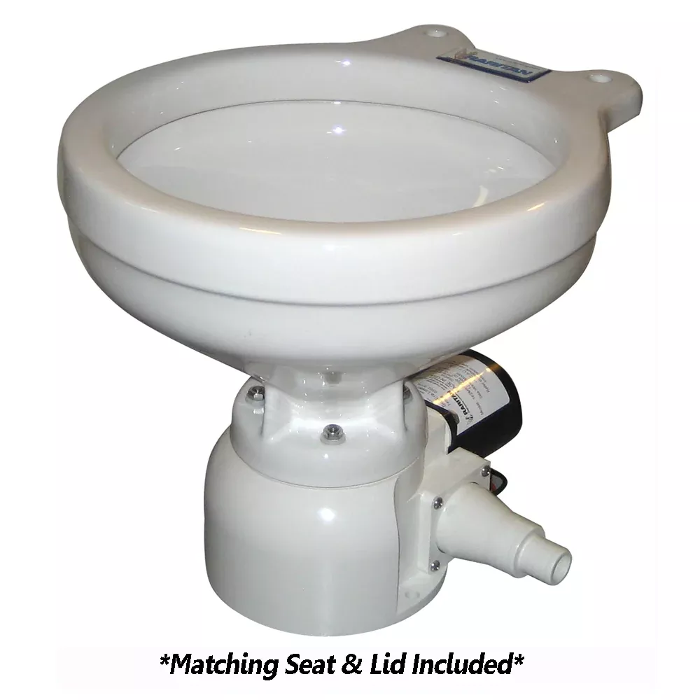 Raritan Sea Era QC Toilet - Marine Size - Remote Intake Pump - Straigh
