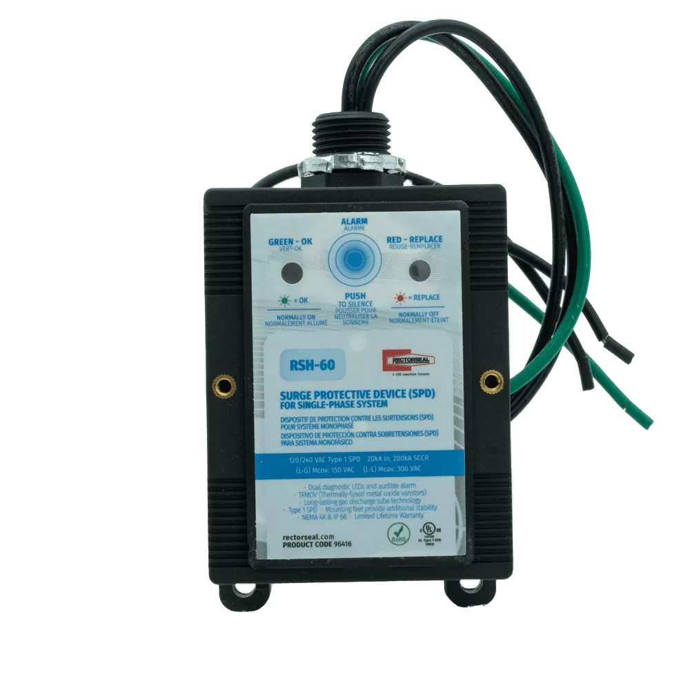 RectorSeal 96416 RSH-60 Surge Protective Device (SPD) for Single-Phase