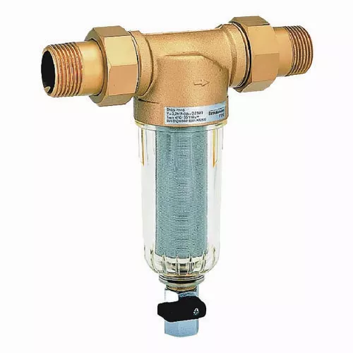 Resideo FF06-3/4AA 3/4" MiniPlus Rinsable Water Filter, 100 Micron