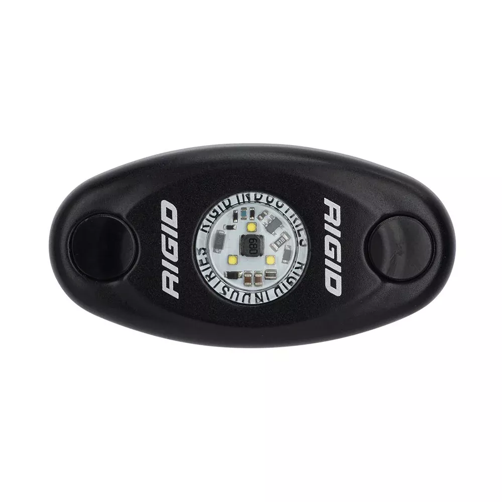 RIGID Industries A-Series Black High Power LED Light Single - Natural