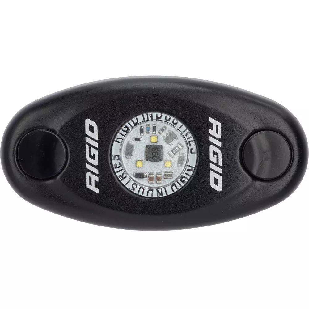 RIGID Industries A-Series Black Low Power LED Light - Single - Red [48