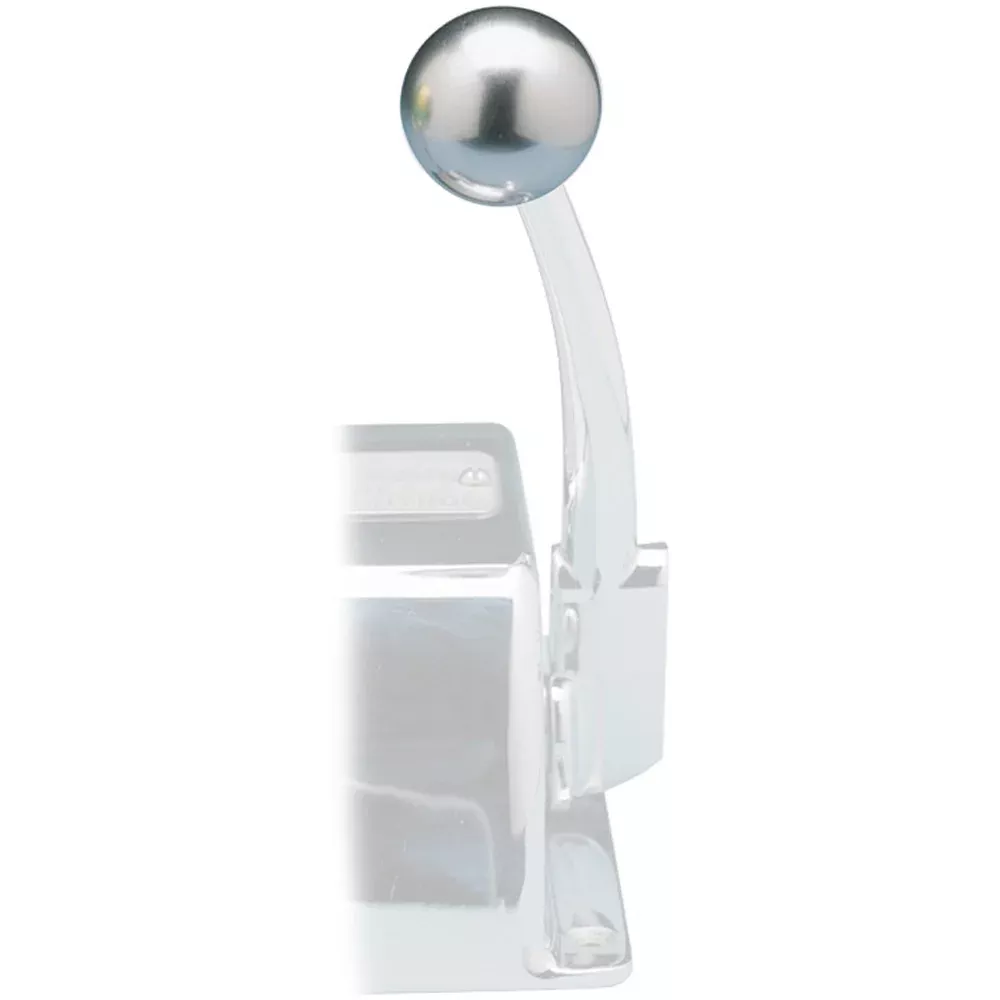 Rupp Control Knob Silver For Morse Controls (3/8-24 Thread) [03-1226-2
