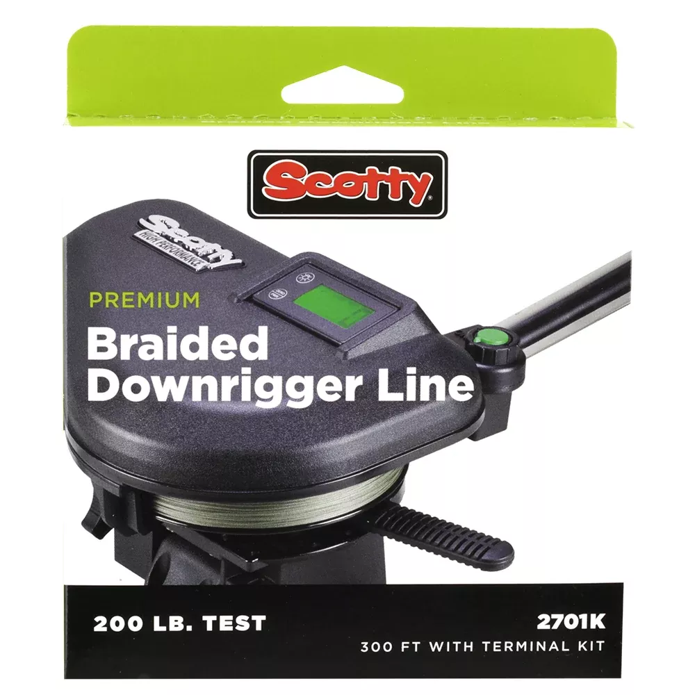 Scotty Premium Power Braid Downrigger Line - 400ft of 200lb Test [2702