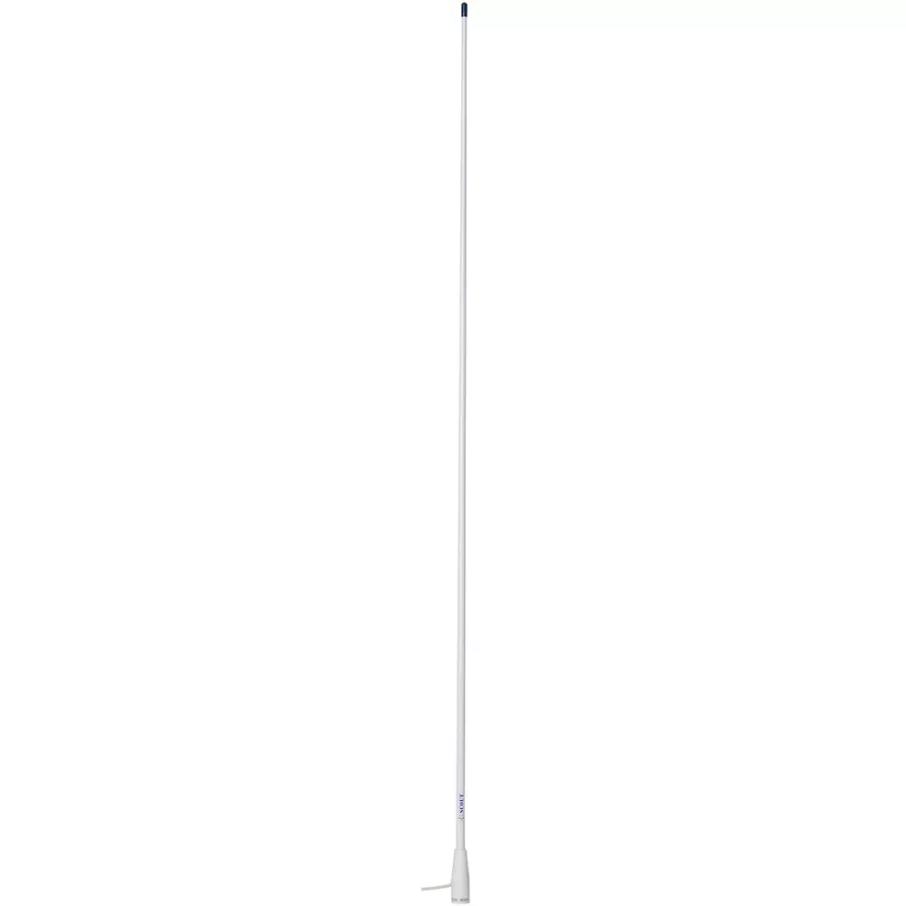 Scout 5' White VHF Antenna 3dB Nylon Ferrule w/5M RG-58 Coax KS-22 [PF