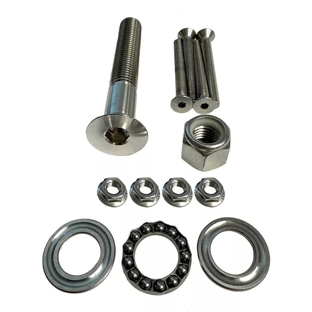 Sea Swivel Replacement Mount Hardware Kit w/5" Main Bolt, Nut, Bearing