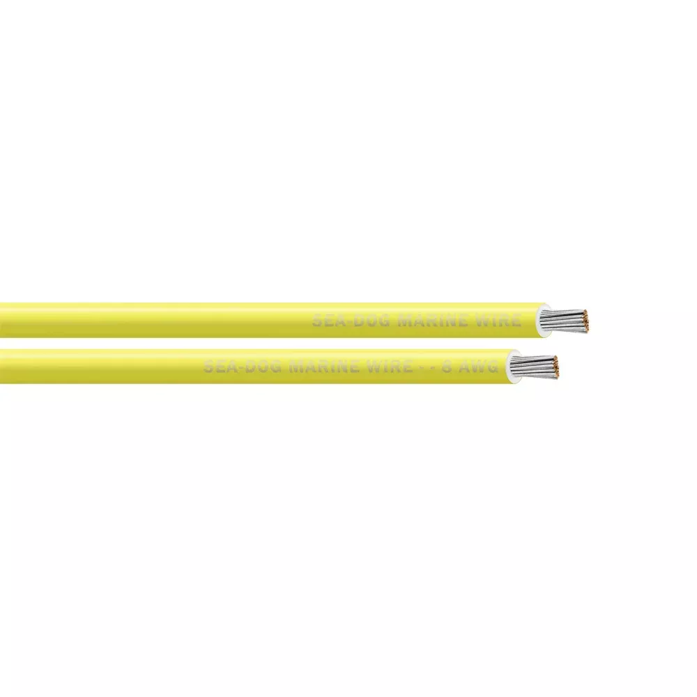 SeaDog 8 AWG Yellow Primary Wire 25 8008030