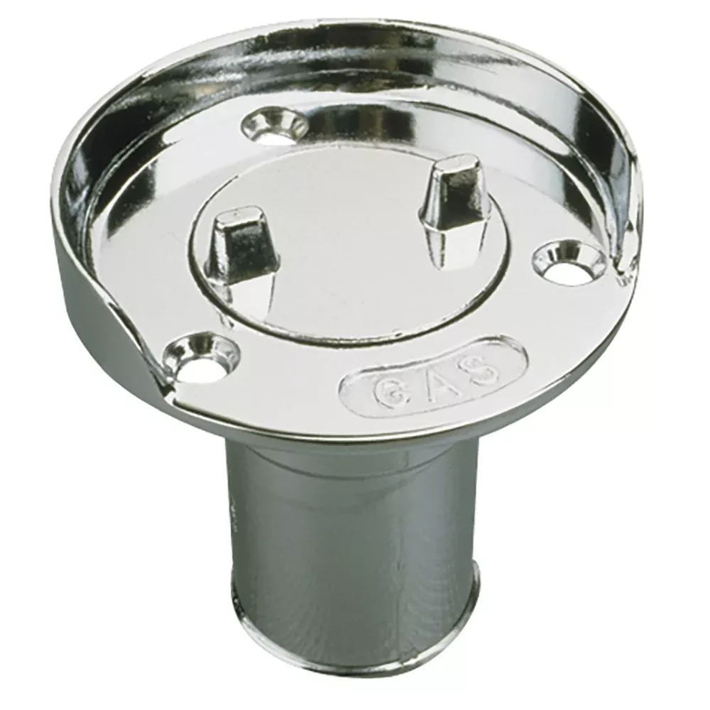 SeaDog Hose Deck Fill wSplash Guard Die Cast Zinc Chrome Plated 3517501
