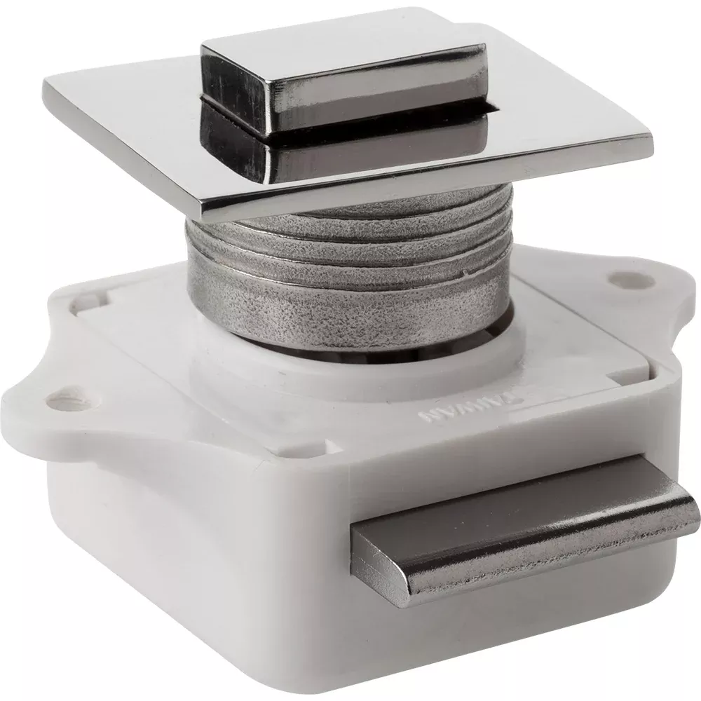 SeaDog Push Button Rim Latch Square Stainless SteelPlastic Housing 2253101