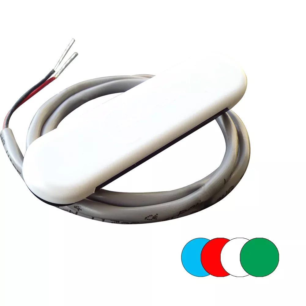 Shadow-Caster Courtesy Light w/2' Lead Wire - White ABS Cover - RGB Mu