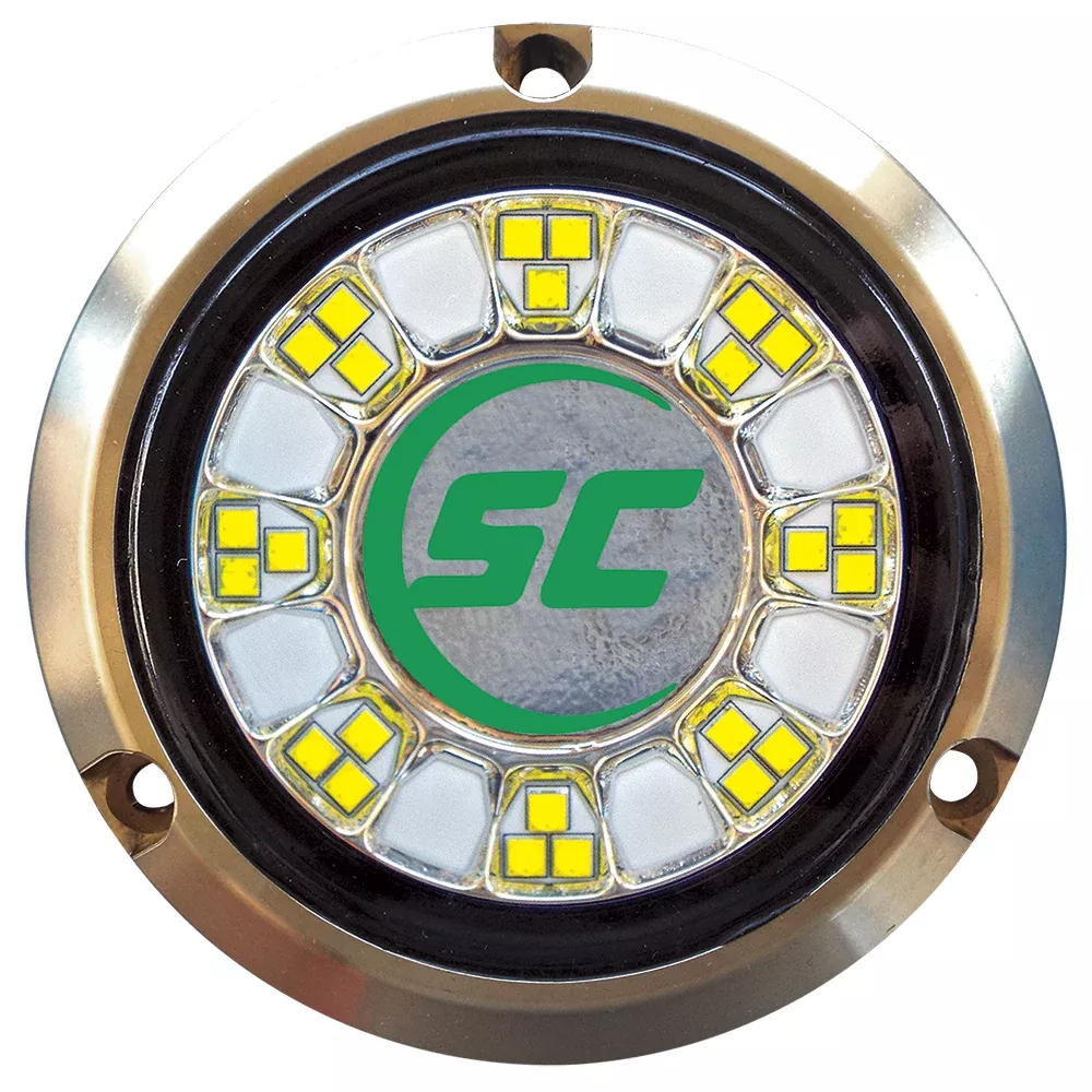 Shadow-Caster SCR-24 Bronze Underwater Light - 24 LEDs - Aqua Green [S