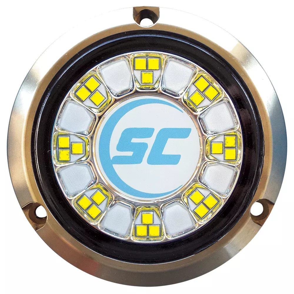 Shadow-Caster SCR-24 Bronze Underwater Light - 24 LEDs - Bimini Blue/G