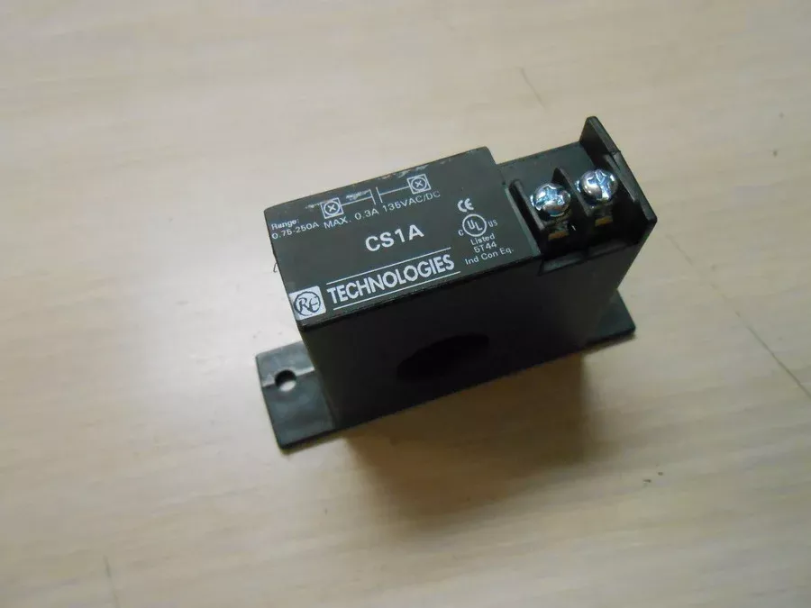 Soild State Current Switch, 1 Amp Trip, Normally Open