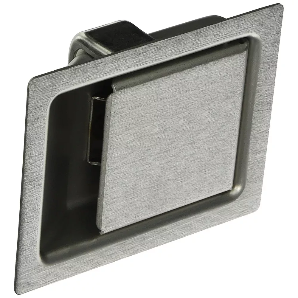Southco Large Push-to-Close Paddle Latch - Stainless Steel - Non-Locki