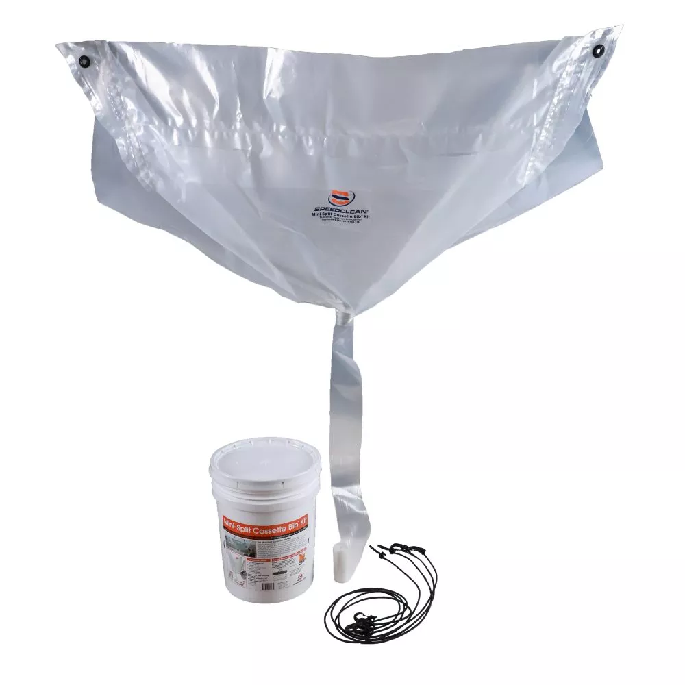 SpeedClean SC-CB Cassette Bib w/ Bungees-Bucket