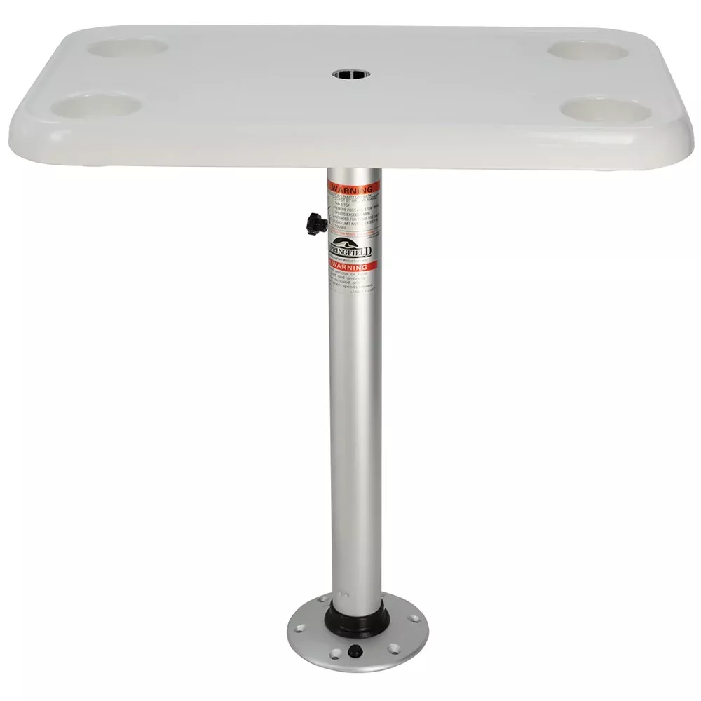 Springfield 16 x 28 Rectangle Table Package White ThreadLock 1690107