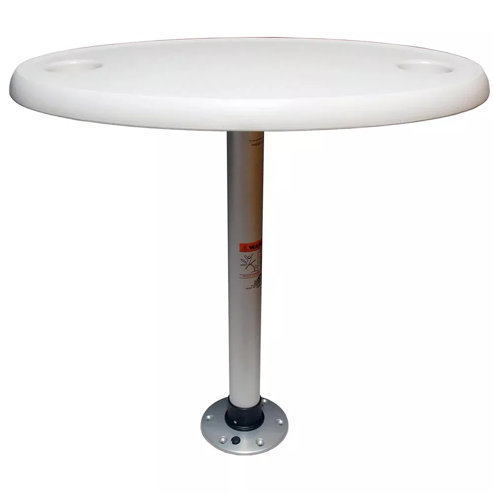 Springfield White Oval Table Package 18 x 30 Threadlock 1690106