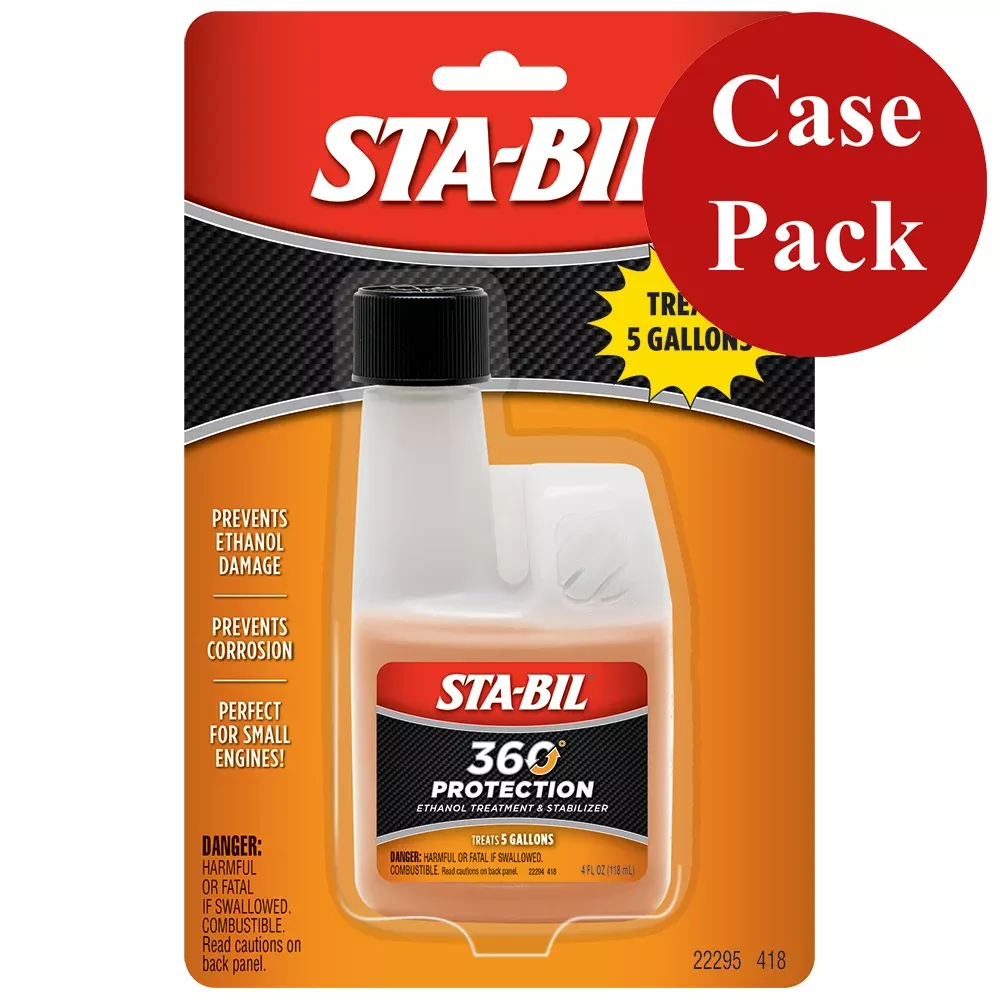 STABIL 360 Protection Ethanol Treatment Small Engine 4oz Case of 6 22295CASE