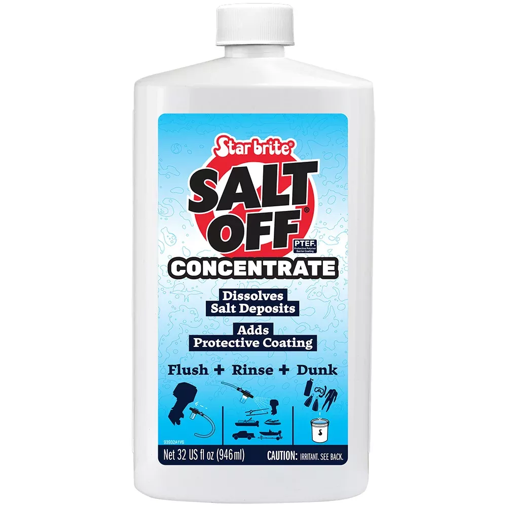 Star brite Salt Off Concentrate Salt Remover Wash Engine Flush 32 oz 93932