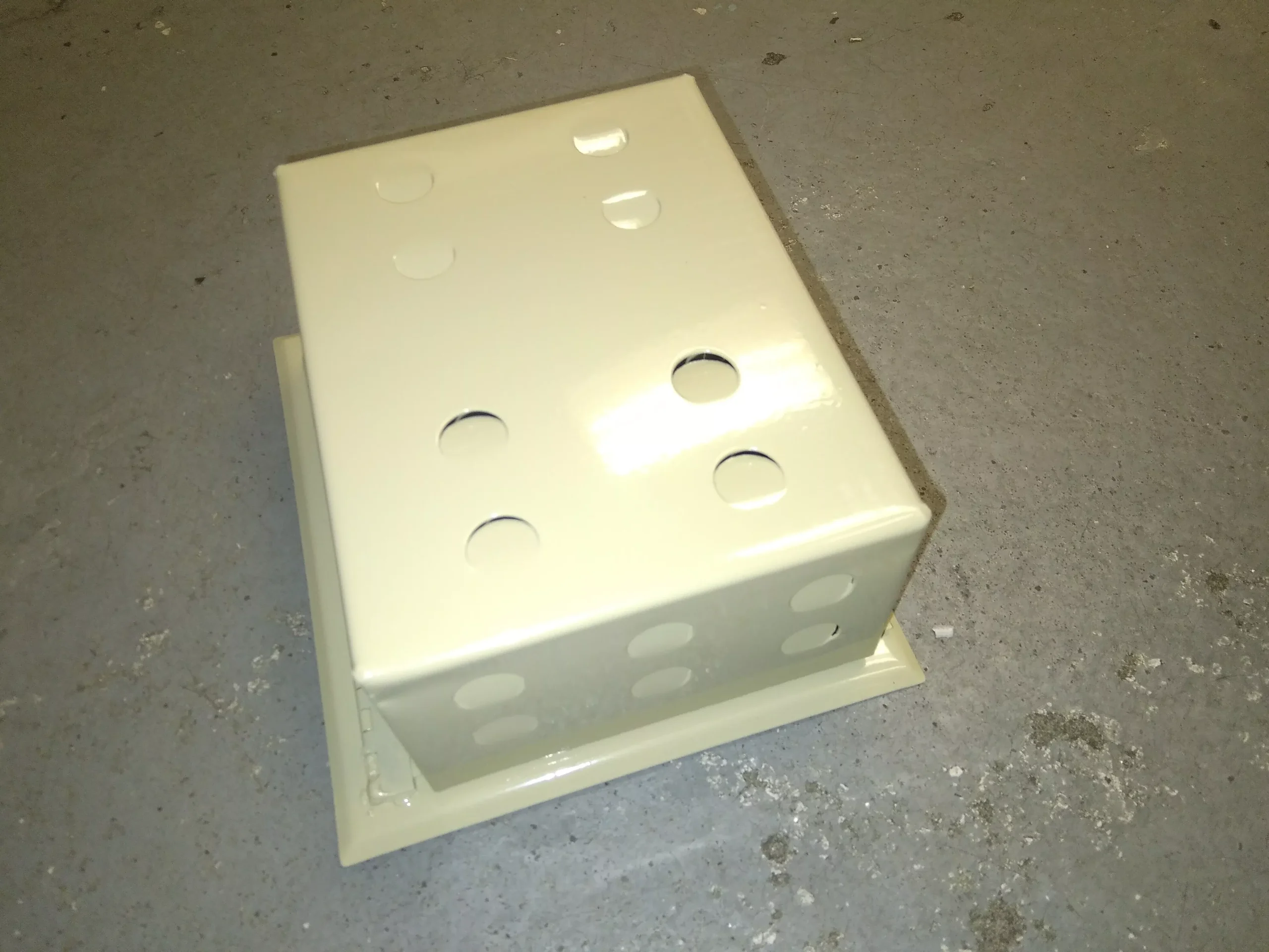 Steel Thermostat Guard with Keyed Lock