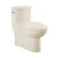 Sublime One-Piece Elongated Toilet With Seat Included, Bisque