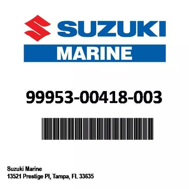 Suzuki - Df 4x6 center p - 99953-00418-003