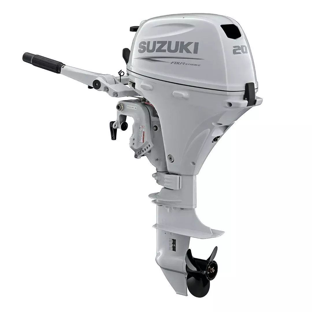Suzuki Portable Outboard DF20ASW4 -15"Shaft|Tiller Handle|Manual Start