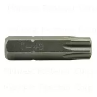 T40 X 1 Inch Star Drive Bit For Precision Fastening