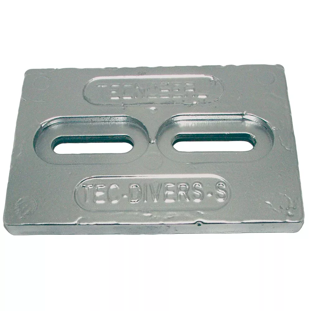Tecnoseal Mini Aluminum Plate Anode 6 x 4 x 12 TECDIVERSSAL