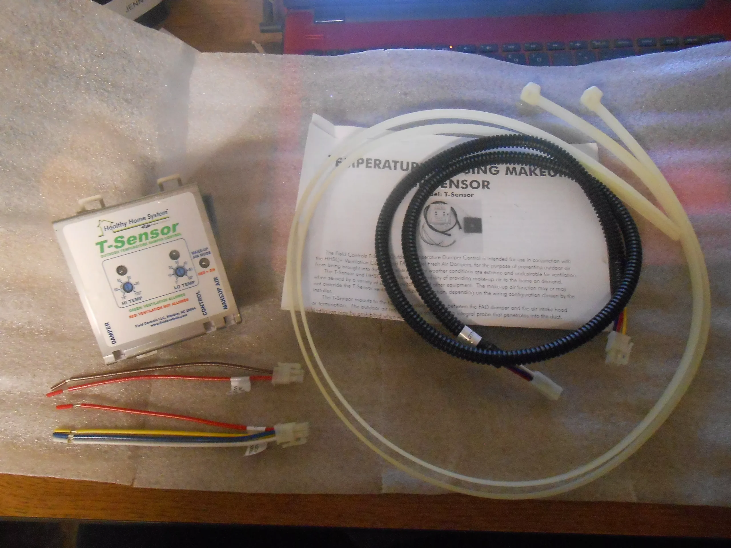 TEMPERATURE SENSING MAKEUP AIR SENSOR