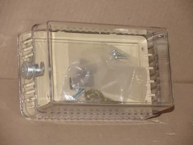 Transparent Thermostat Guard Key Lock