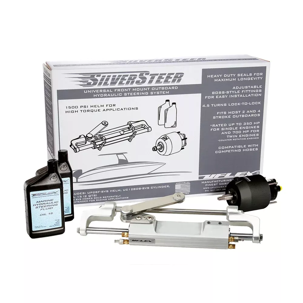 Uflex SilverSteer 2.0 High-Performance Front Mount Outboard Hydraulic