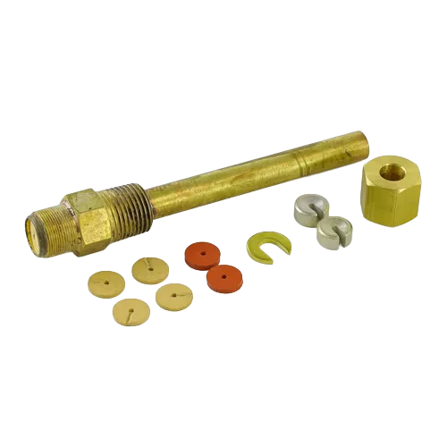 United Electric SD6225-75 Brass Thermowell – 1/2" NPT, 4" Insertion