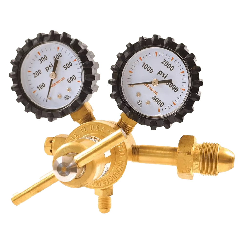 Uniweld RHP400 Nitrogen Regulator 1/4in Flare (M) 0-400 PSIG